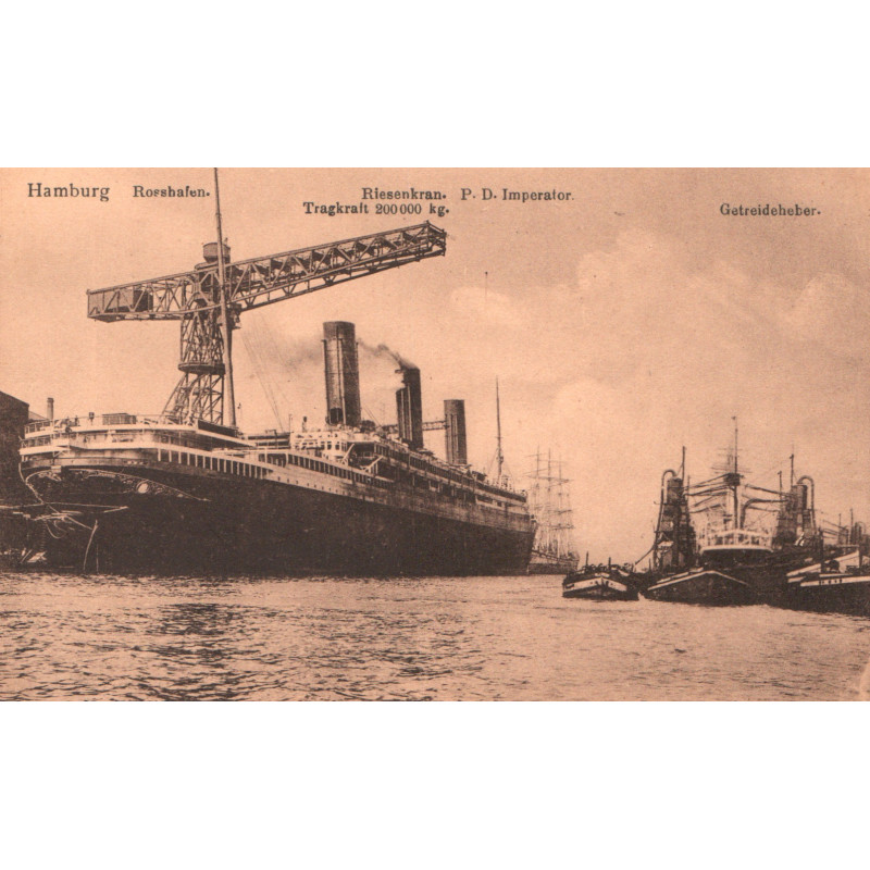 HAMBURG, Rosshafen, ubrugt