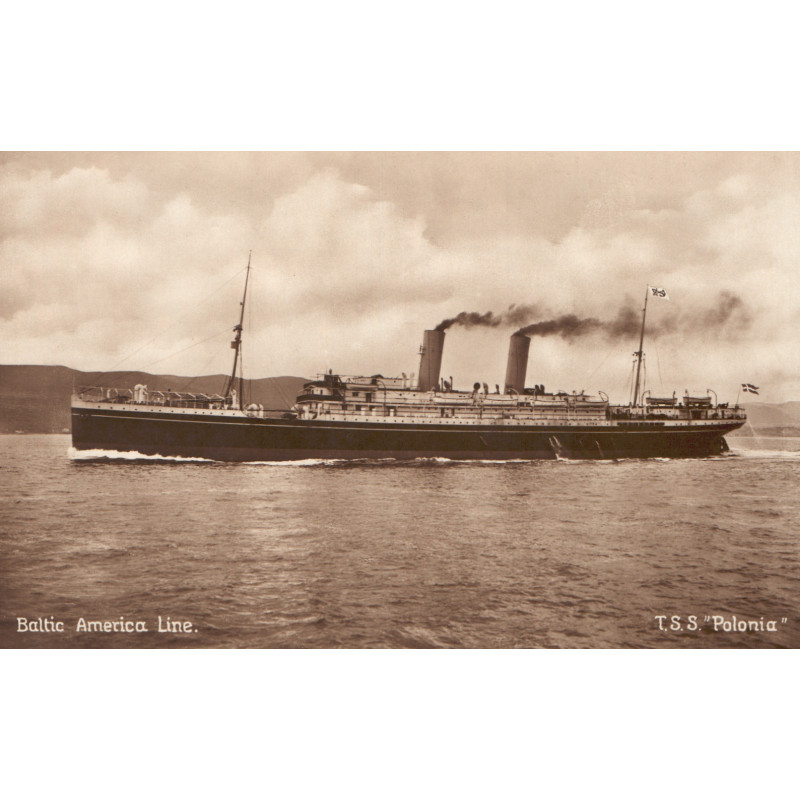 Baltic American Line. T.S.S. Polonia, brugt