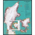2012. 38,50 Kr. Moderne Grønlandsk kunst VI, i miniark. AFA nr. 614 postfrisk stemplet