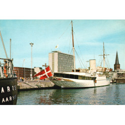 Aarhus. Kongeskibet DANNEBROG, ubrugt