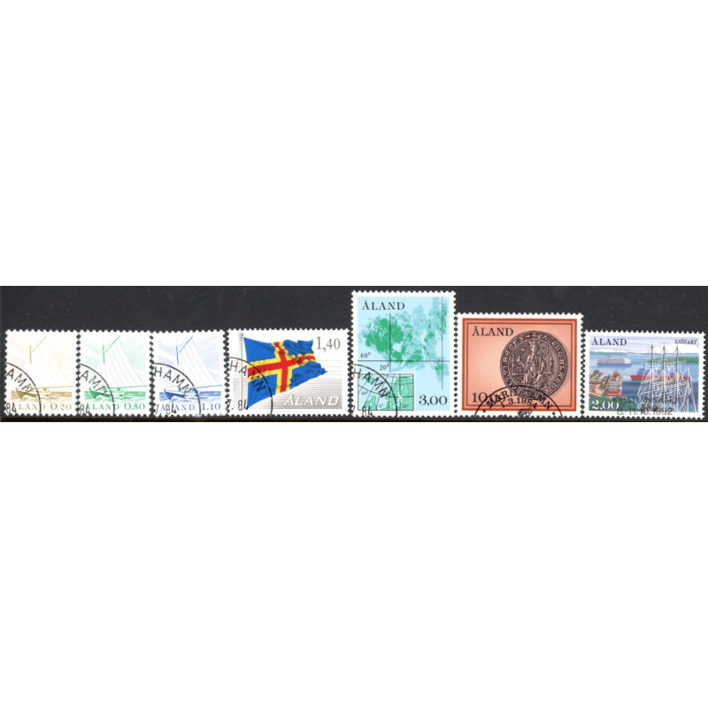Åland. 1984. Brugsudgave. AFA nr. 1-7 ** st.