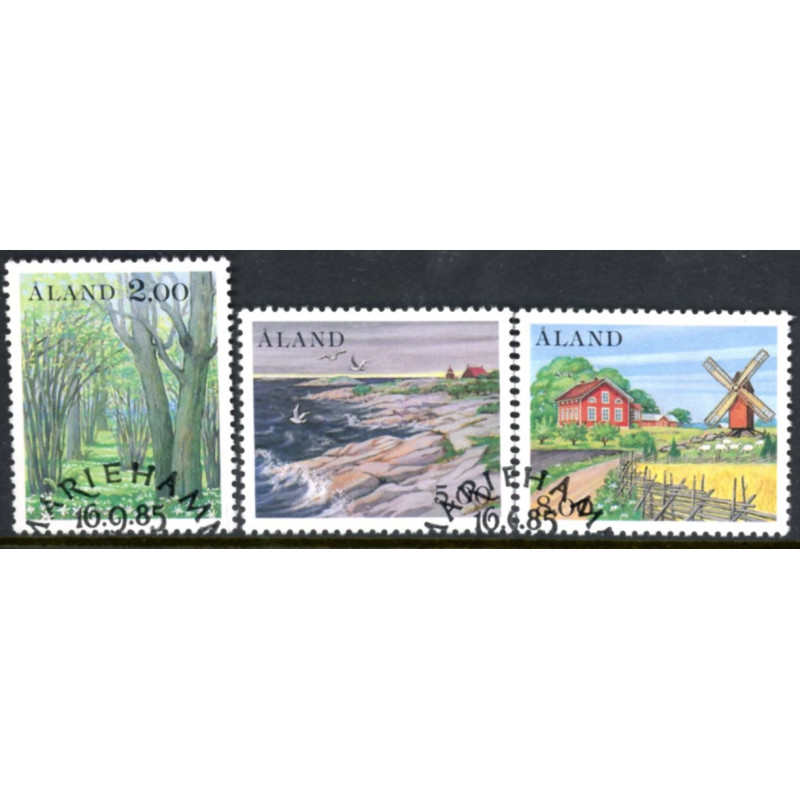 Åland. 1985. Landskaber. AFA nr. 11-13 **, st