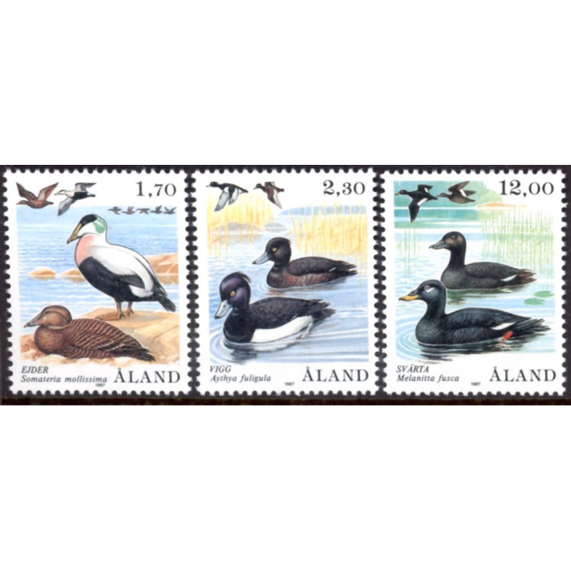 Åland. 1987. Havfugle. AFA nr. 20-22 **, st