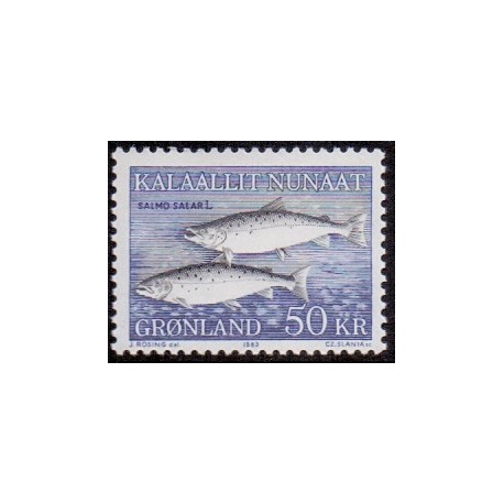 1983. 50 Kr. Skællaks (Cz. Slania) AFA nr. 140 postfrisk