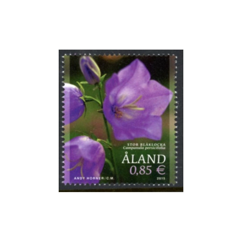 Åland. 2015. Stor blåklokke. AFA nr. 407 **  st.