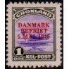 1945. Amerikaudgaven, DANMARK BEFRIET, 1 Øre AFA nr, 17 stemplet