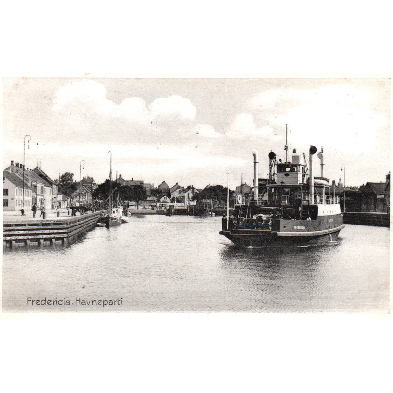 Fredericia. Havneparti, brugt