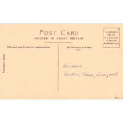 England. Cunard Line "Q. T. S. S. LUSITANIA", ubrugt