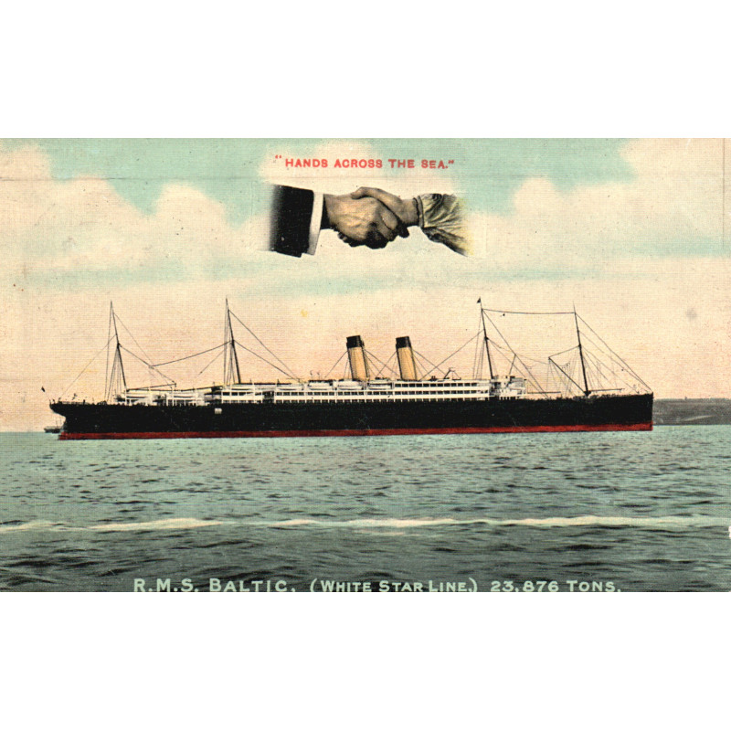 USA. White Star Line "R. M. S. Baltic", brugt