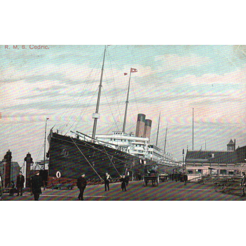 England. R. M. S. Cedric, brugt