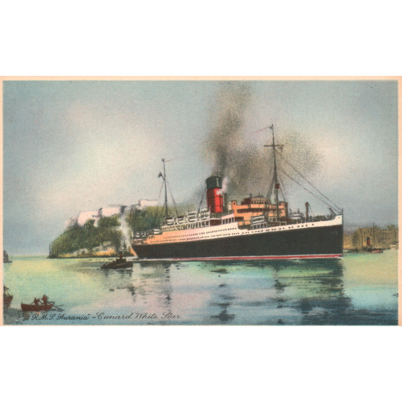 England. Cunard Line "AUSONIA", ubrugt