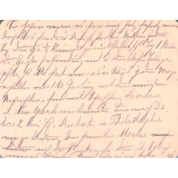 England.  "R. M. S. SAXONIA", brugt kartonkort