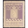 Grønland/Greenland 1936. 70 Øre, Violet. AFA nr. 13 postfrisk stemplet