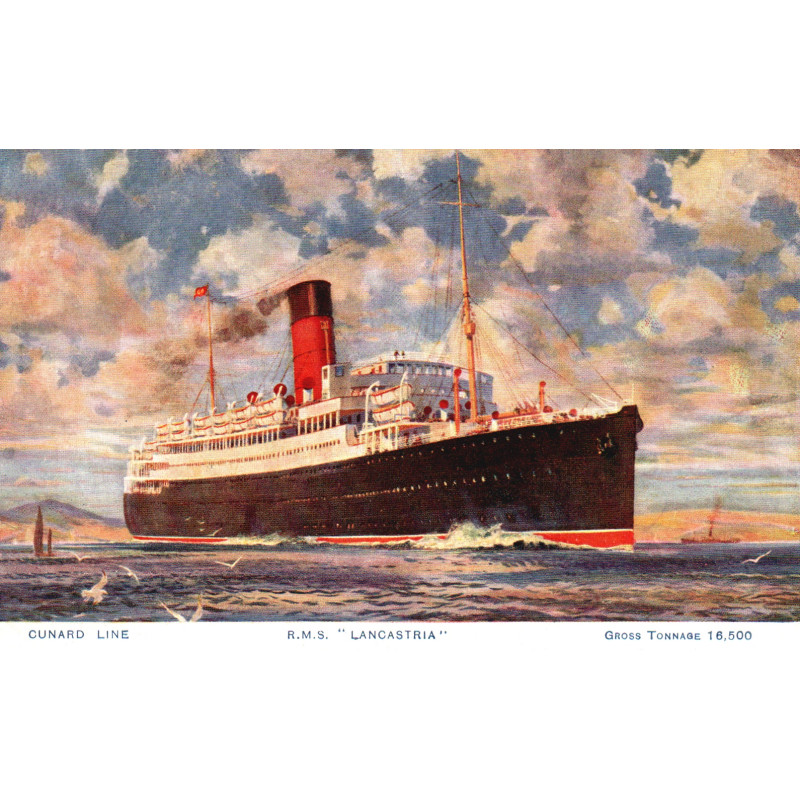 England. Cunard Line "R. M.S. Lancastria", ubrugt