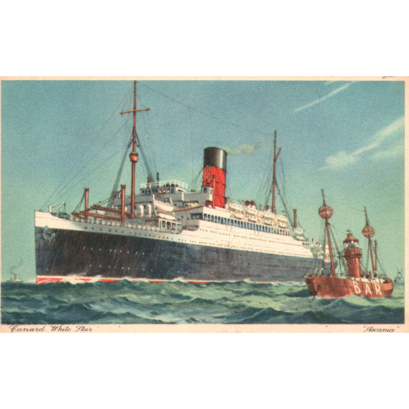 England. Cunard Line "White Star", ubrugt