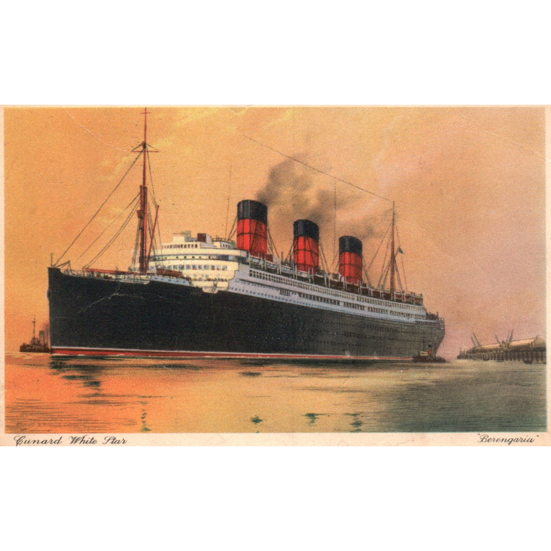 England. Cunard Line "White Star", ubrugt