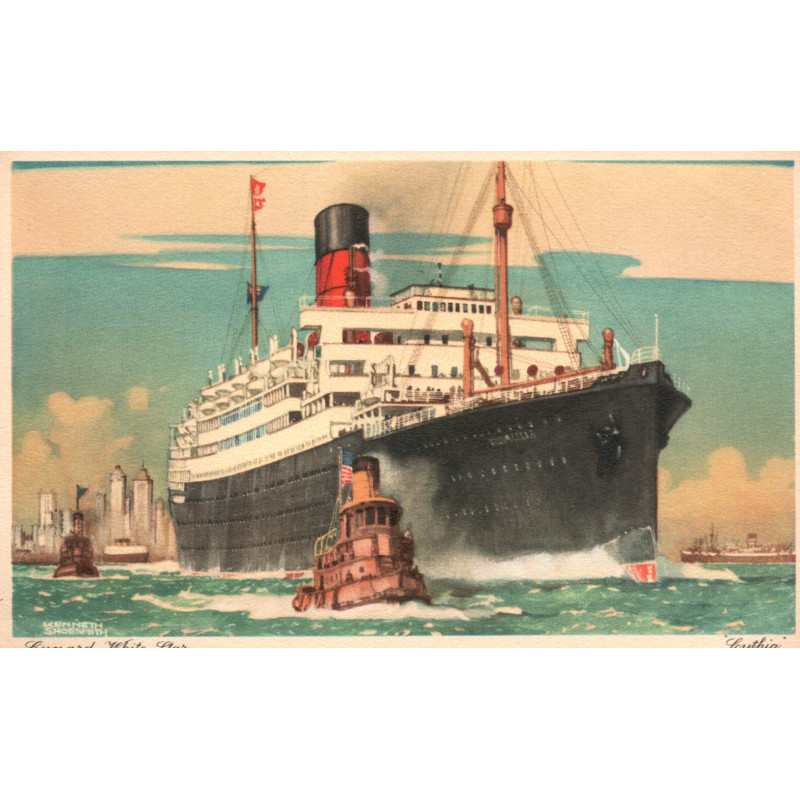 England. White Star line. "Scythia", ubrugt