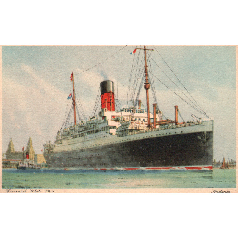 England. White Star line. "Andania", ubrugt