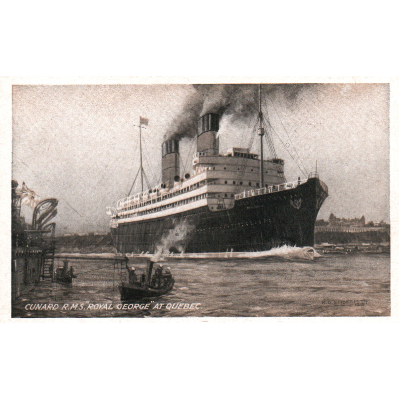 England. Cunard Line "ROYAL GEORGE", ubrugt
