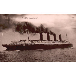 England. Cunard Line "MAURETANIA", ubrugt