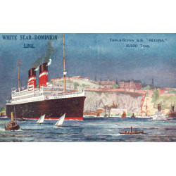 England. White Star line. "REGINA", ubrugt