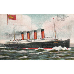 England. Cunard Line "R. M.S. LUSITANIA", ubrugt