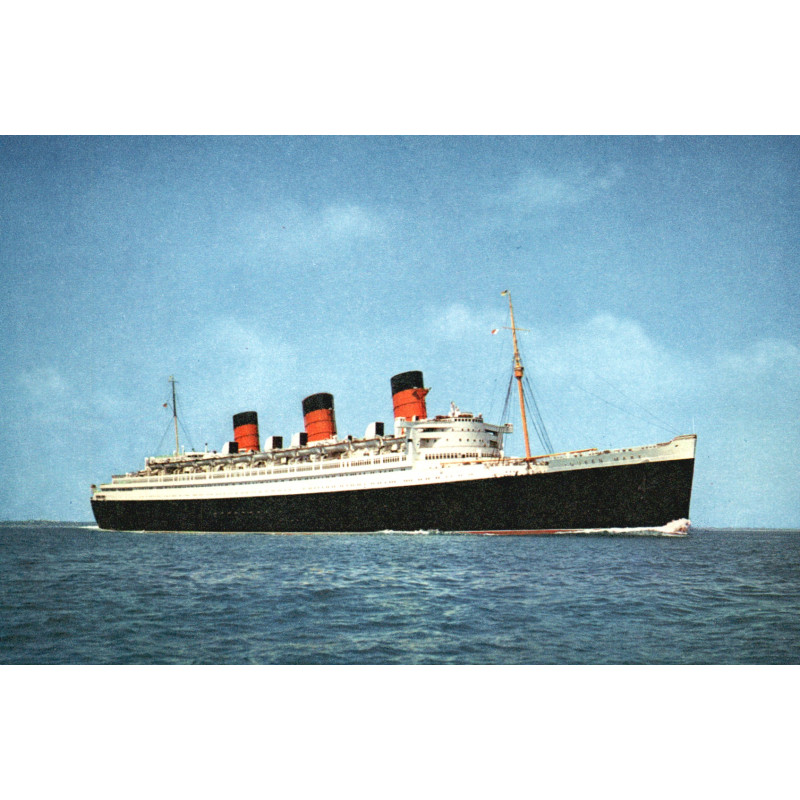 USA. R. M. S. Queen Mary, ubrugt