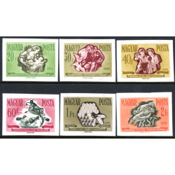 Ungarn/Hungary. 1958 Opsparingspropaganda, UTAKKET AFA nr 1488-93 *