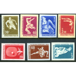 Ungarn. 1958. Sportsudgave. Utakket AFA nr. 1517-23U **