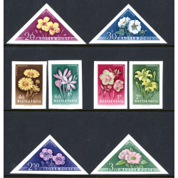 Ungarn. 1958. Blomster. UTAKKET AFA nr. 1509-16 * (o) **