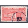 Island 1925. 20 aur rød, med nr. st. 23, AFA nr. 116