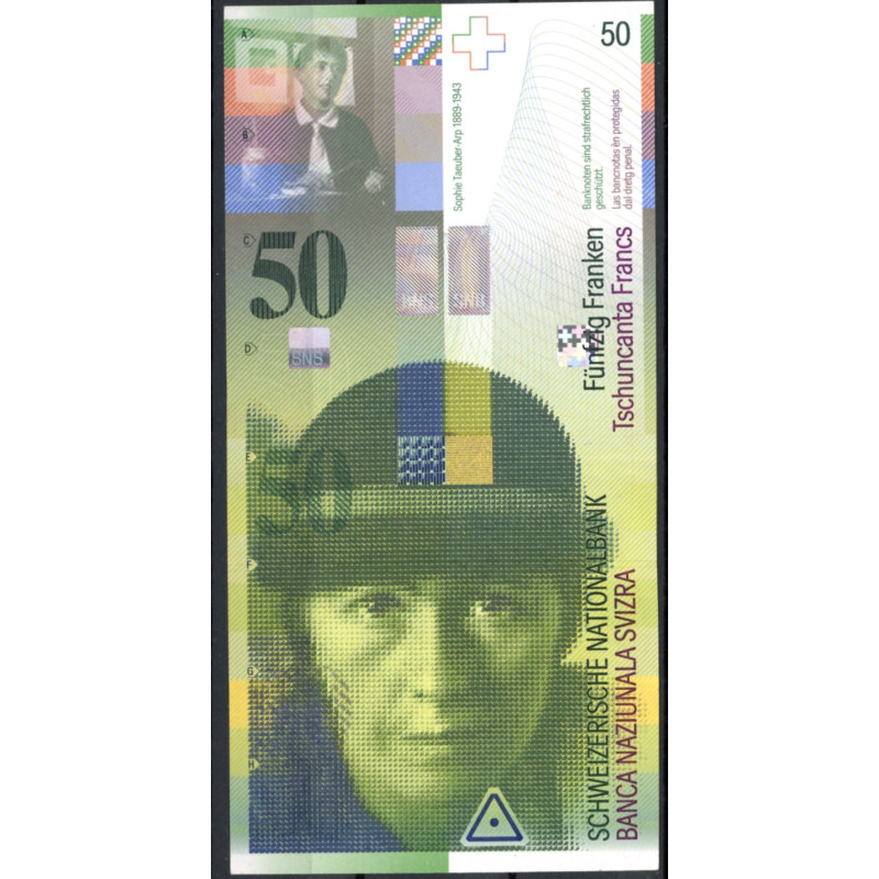 Switzerland 50 Francs 1994 "01"