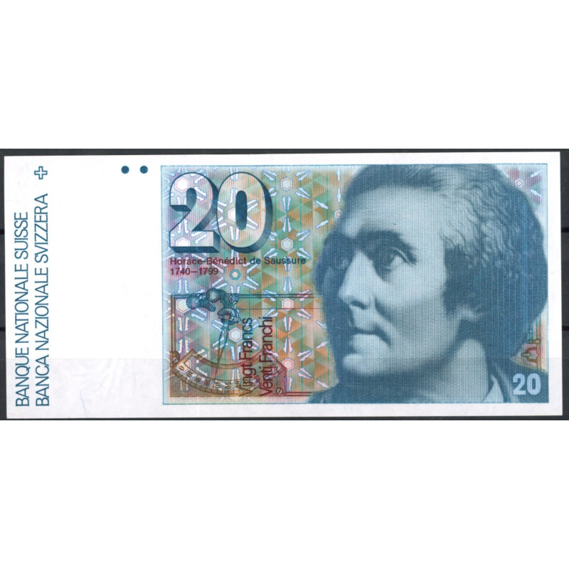 Schweiz/Switzerland 20 Francs 1992 "0"