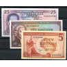 Island/Iceland. 5-25 Kronur set "UNC"