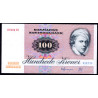 Danmark. 100 kr. Sieg 142 DOP 151 Pick 51 1987 D3 (UNC)