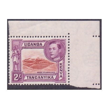 Uganda 1938 2 Sh. michel no. 67 ** MNH.