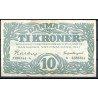 Danmark. 10 kr. Sieg 122 DOP 131 Pick 37d-f 1947 H "01"