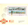 Ungarn/Hungary 1970.  25-året for befrielsen miniark, UTAKKET AFA nr 2528 ** FDC