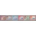 Gambia, 1953 Queen E. complete set. michel no. 148-62 ** MNH.