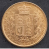 England-Great Britain. Victoria 1872 Sovereign  Gold coin
