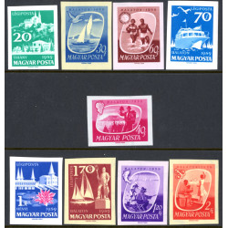 Ungarn/Hungary. 1959. VM i fægtning.  UTAKKET. AFA nr. 1573-80U *  ** *  (o)