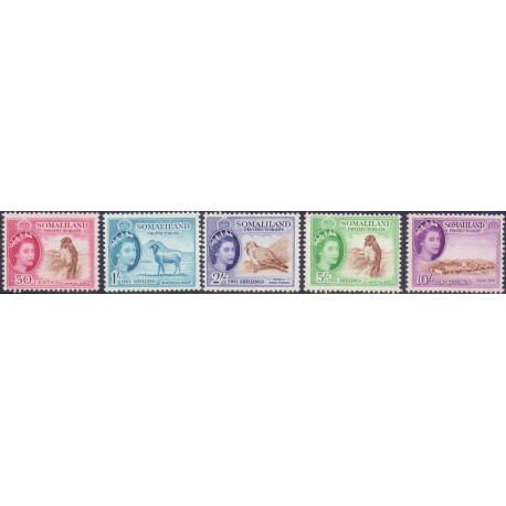 Somaliland 1953. Landscapes complete set. michel no. 121-31 ** MNH.