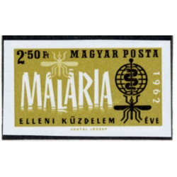 Ungarn. 1962. Malariabekæmpelse, UTAKKET AFA nr 1806U    (o) **