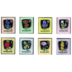 Ungarn. 1961. Medicinal- og Industriplanter, UTAKKET. AFA nr. 1764-71U  (o)           **