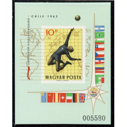 Ungarn. 1962. VM i fodbold, UTAKKET AFA nr 1794-1801U   (o) **