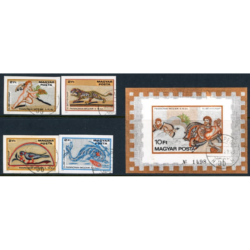 Ungarn.1978. Mosaikker. UTAKKET. AFA nr. 3211-15 (o)   ** (o)