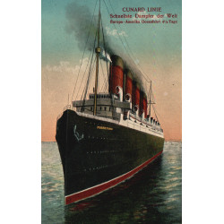England. Cunard Line "MAURETANIA", ubrugt