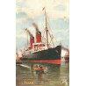 England. Cunard Line "S. S. LUCANIA", ubrugt