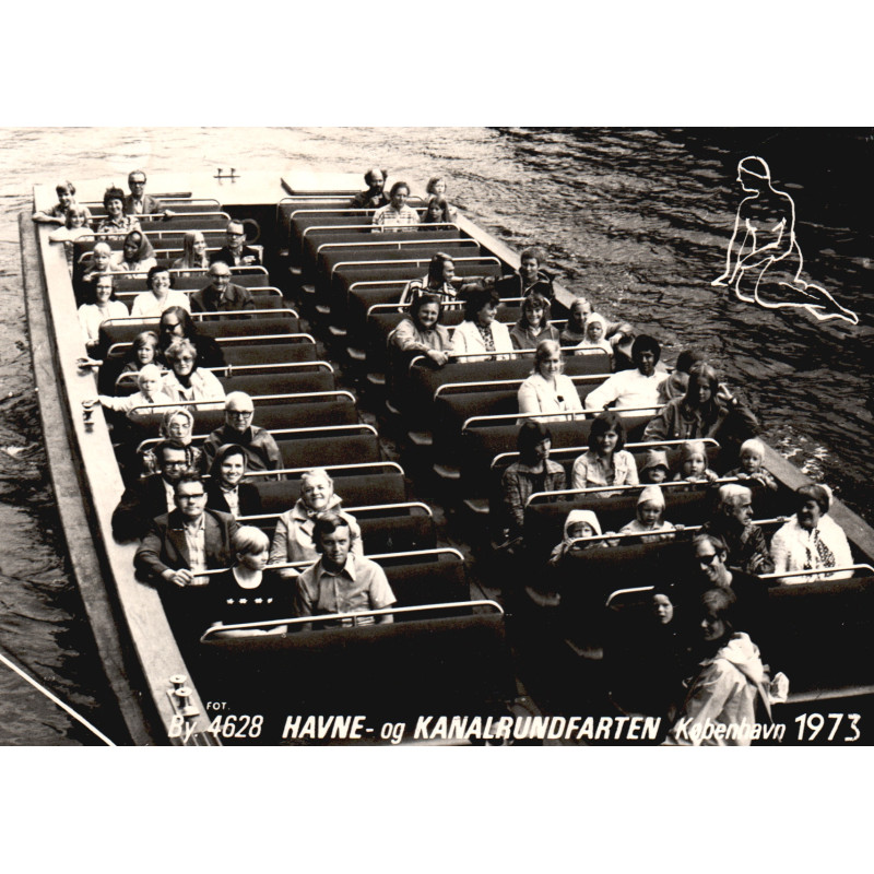 København. Havne-og Kanalrundfarten 1973, ubrugt