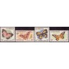 Laos. Butterfly in complete set. Michel 151-54**/MNH